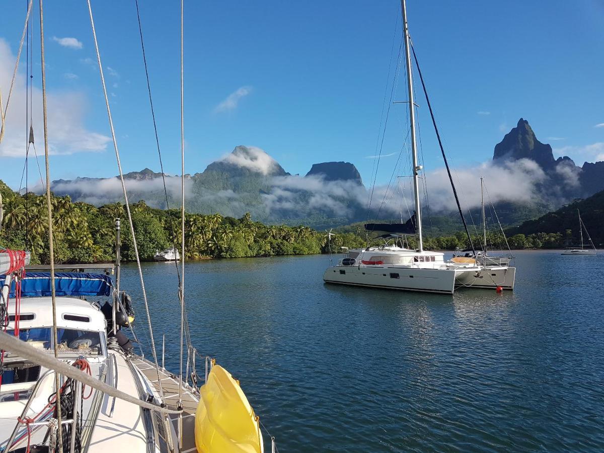 2 Nuits Insolites & 1 Excursion Voile A Bord Du Voilier Mori Ora モーレア島 エクステリア 写真